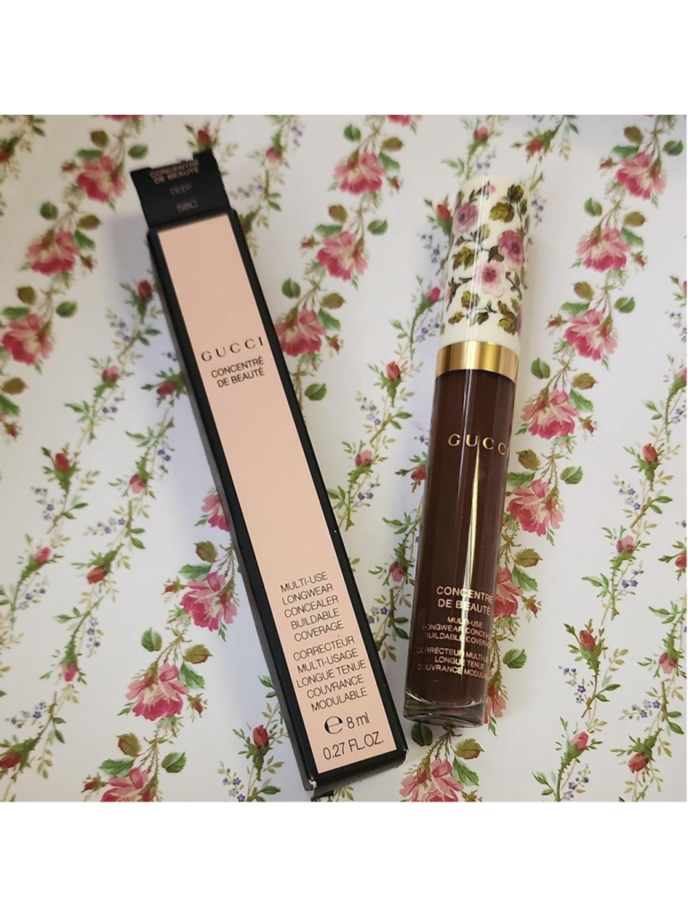 Gucci Concentre de Beaute concealer in shade 58C Deep
#concealer #luxury